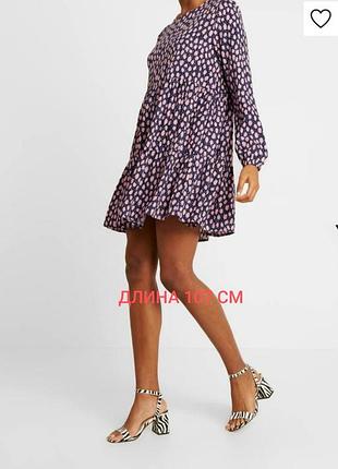 Monki женское платье бохо оверсайз, размер 48-50