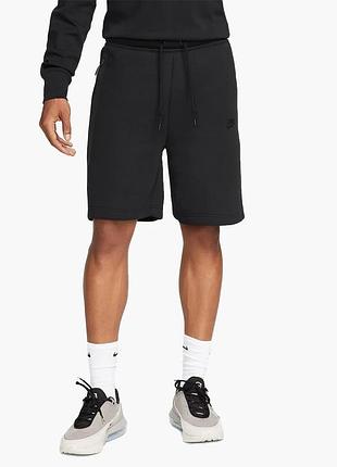 Шорти чоловічі nike sportswear tech fleece black fb8171-010