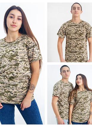Военная защитная футболка мужская женская, хлопок 100% плотность 160 г , футболка пиксель s m l xl xxl xxl