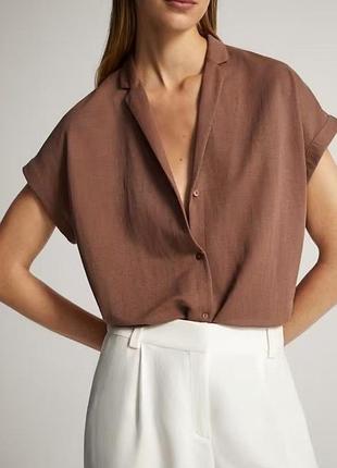 Шоколадна сорочка massimo dutti p s