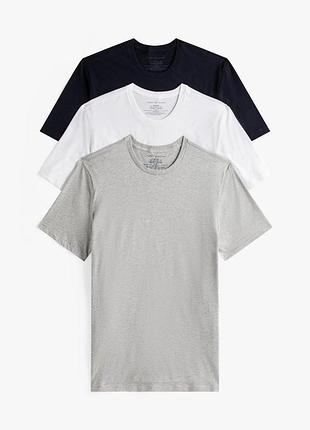 Набор мужских футболок tommy hilfiger (7438516291114) undershirt xl 3 шт комбинированные