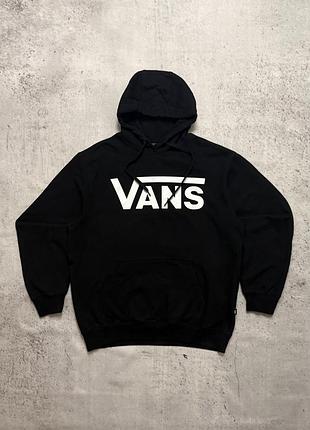 Оригінальна чоловіча чорна худі vans в ідеальному стані розмір м