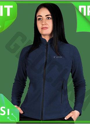 Ve флисовая кофта camotec pani new version meadow синяя женская для активного отдыха и туризма утеплен n6w_ver