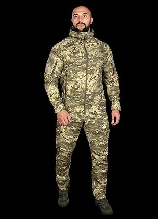 Тактичний костюм stalker 3.0 twill піксель xxxl для чоловіків демісезонний камуфляжний куртка та штани ve-33