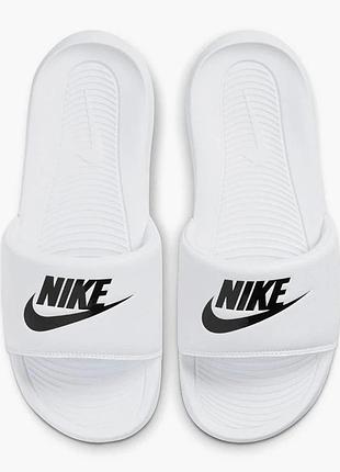 Тапочки жіночі nike w victori one slide white cn9677-100