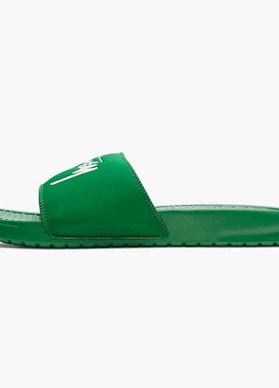 Шльопанці жіночі nike x stussy benassi slides green dc5239-300