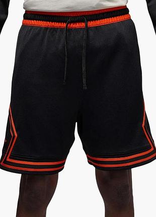 Шорти чоловічі jordan m df sprt dmnd short black (hf9910-011)