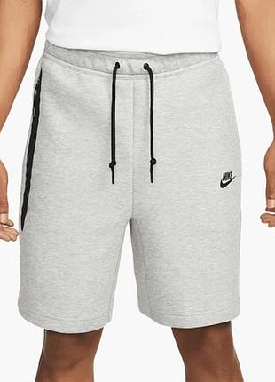 Шорти чоловічі nike sportwear tech fleece shorts white fb8171-063 xl