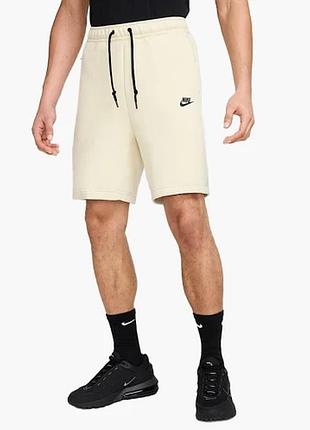 Шорти чоловічі nike sportswear tech fleece beige fb8171-234 s