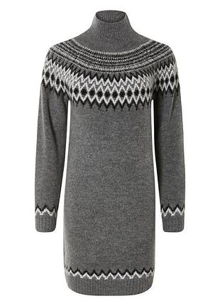 Сукня-туніка в'язане тепле для жінки esmara lycra® 482540 l сірий