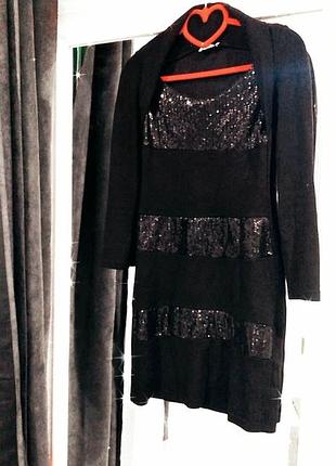 Шикарное платье пайетка