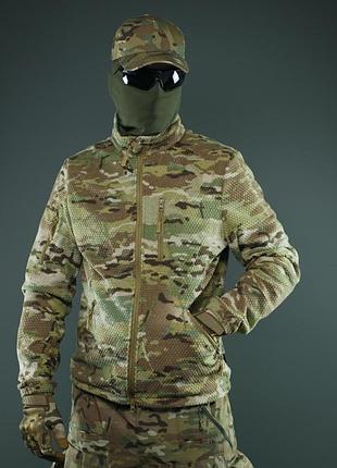 Флисовая кофта militex windblock tactical mod. 5 multicam m 5