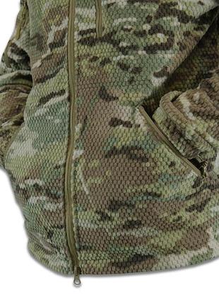 Флисовая кофта militex windblock tactical mod. 5 multicam m 7