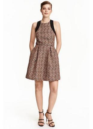 Платье без рукавов для женщины h&m 0397063-4 34(xs) коричневый
