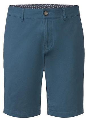 Шорты карго хлопковые с карманами для мужчины livergy lycra® 418231 54(l) синий
