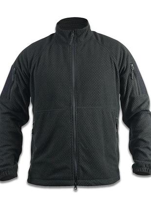 Флисовая кофта militex windblock tactical black mod.6 s