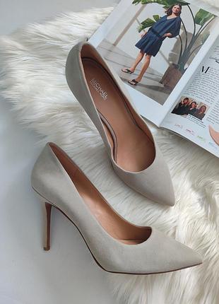 Замшевые туфли туфлi michael kors