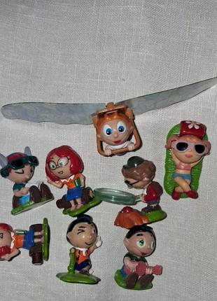 Фігурки із серії kinder surprise «веслий клас 2» (funny students 2011–2012 г
