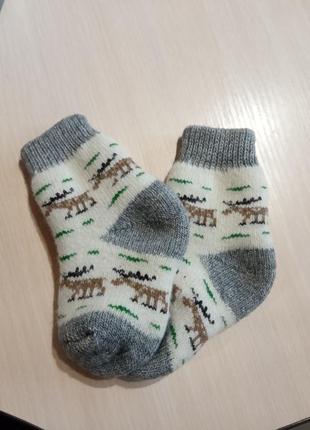 Теплые шерстяные носки от 1-5 лет1 фото