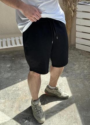 Шорты базовые черные петля s, m, l, xl, xxl;