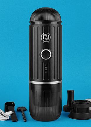 Кофеварка портативная icafilas portable espresso maker me2218 черная