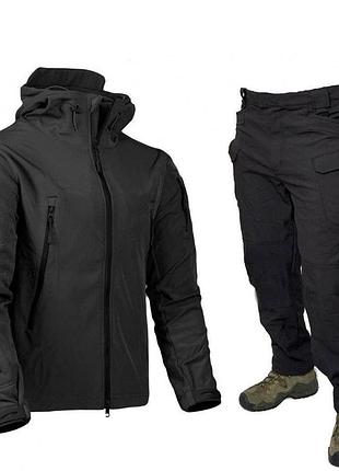 Костюм softshell tactic demi черный 1316-3xl, 3xl