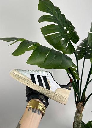 Adidas spezial white beige black