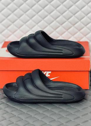 Шлёпки найк мужские черные шлёпанцы nike air max 41