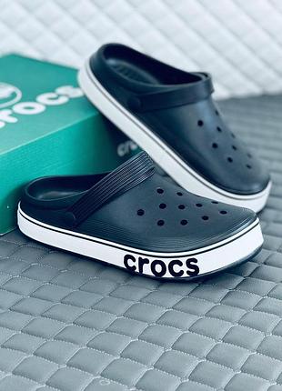 Crocs bayaband black крокси чоловічі чорні крокси