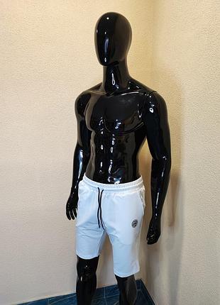 Шорты stone island белые l