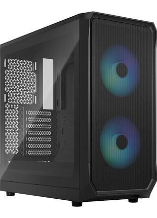 Корпус для комп'ютера fractal design focus 2 black tg clear tint midi-tower без бж / корпус для пк