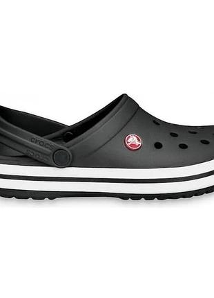 Crocs crocband black original, крокси крокбенд чорні чоловічі жіночі унісекс унісекс оригінал + коробка m7/w9