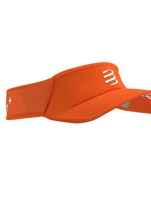Козырек для бега compressport visor ultralight fire/white