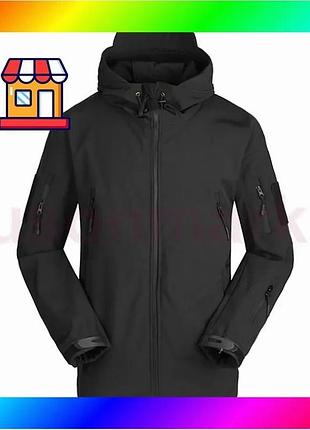 Bs тактична куртка soft best mix shell a001 black l bas77/n