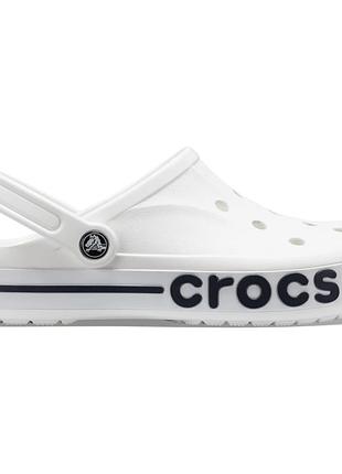 Crocs bayaband white оригинальные, кроксы баябенд белые мужские женские унисекс оригинал + коробка m11/w13