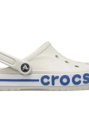 Crocs bayaband stucco bright cobalt оригінальні, крокси баябенд слонова кістка унісекс оригінал + коробка m7/w9