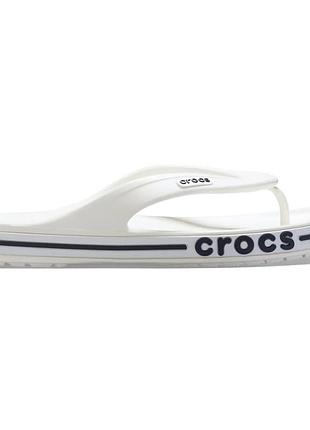 Crocs bayaband flip white оригінальні, крокси в'єтнамки чорні чоловічі жіночі унісекс оригінал + коробка m9/w11