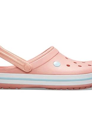Crocs crocband melon ice blue original, кроксы крокбенд розовые женские оригинал + коробка m8/w10