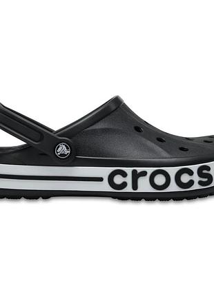 Crocs bayaband black оригинальные, кроксы баябенд черные мужские женские унисекс оригинал + коробка m6w8(38-39)