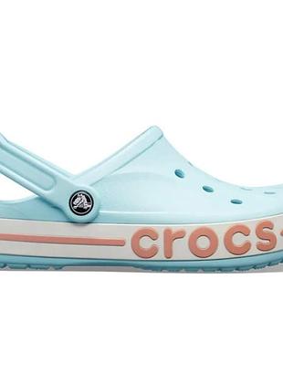 Crocs bayaband ice blue melon оригінальні, крокси баябенд блакитні жіночі оригінал + коробка m8/w10
