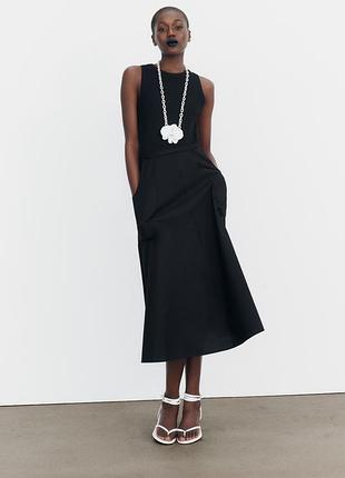Стильна комбінована сукня zara