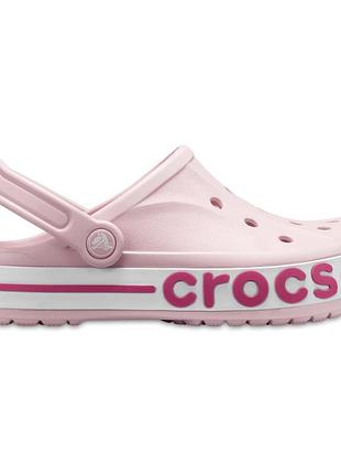 Crocs bayaband pearl оригинальные, кроксы баябенд розовые пудровые женские оригинал + коробка m5/w7