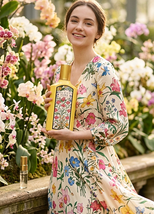 Пробничок gucci flora gorgeous orchid — сонячний та витончений