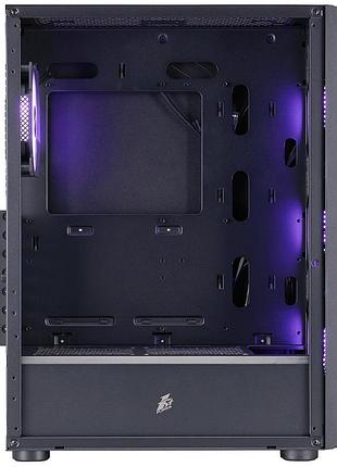 Корпус для пк 1stplayer h6-bk-4f7 без блока питания black (h6-bk-4f7)