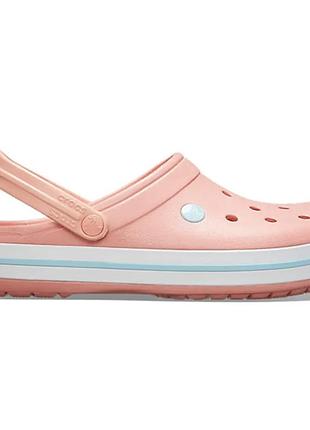 Crocs crocband melon ice blue original, кроксы крокбенд розовые женские оригинал + коробка