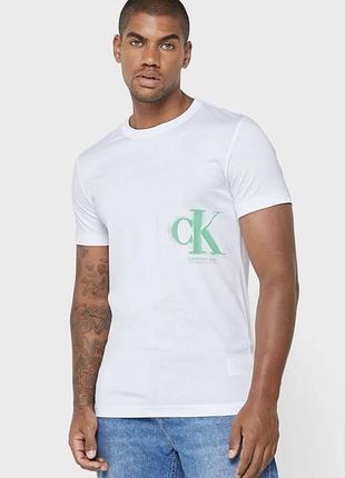 Мужская футболка calvin klein кельвин кляйн базовая белая майка повседневная классическая поло джерси lacoste white shirt men’s polo ralph lauren