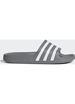 Шльопанці adidas adilette aqua сірий 44 2/3 (10uk) 27.6 см (f35538)