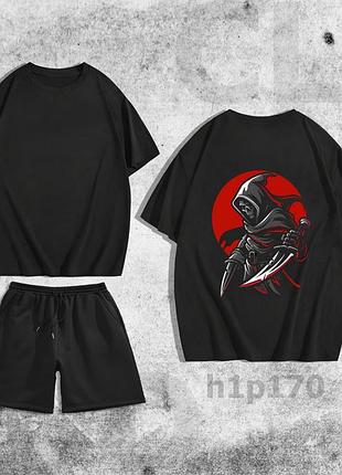 Футболка овер + шорты black h1p170 (https://mydrop.com.ua/light_cloud/products/3226363)