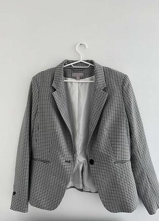 Женский пиджак h&amp;m в гусиную лапку, размер m, l