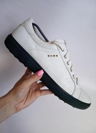 Кожаные кроссовки ecco 7